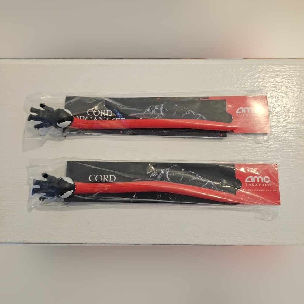 NWT (2) 2024 VENOM THE LAST DANCE FAN EVENT AMC CABLE ORGANIZERS